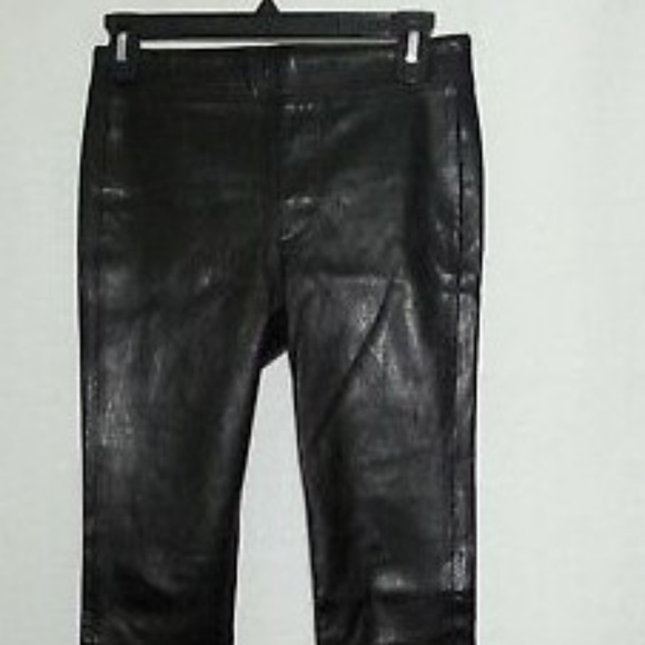 Helmut Lang Stretch Lambskin Leather Leggings - Picture 7 of 8